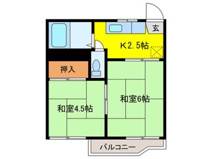 Mハイツの物件間取画像